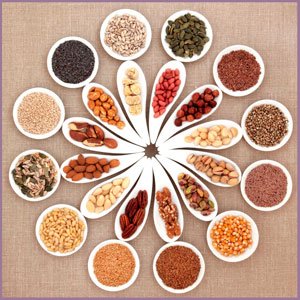 Consumir granos y frutos secos para el colágeno