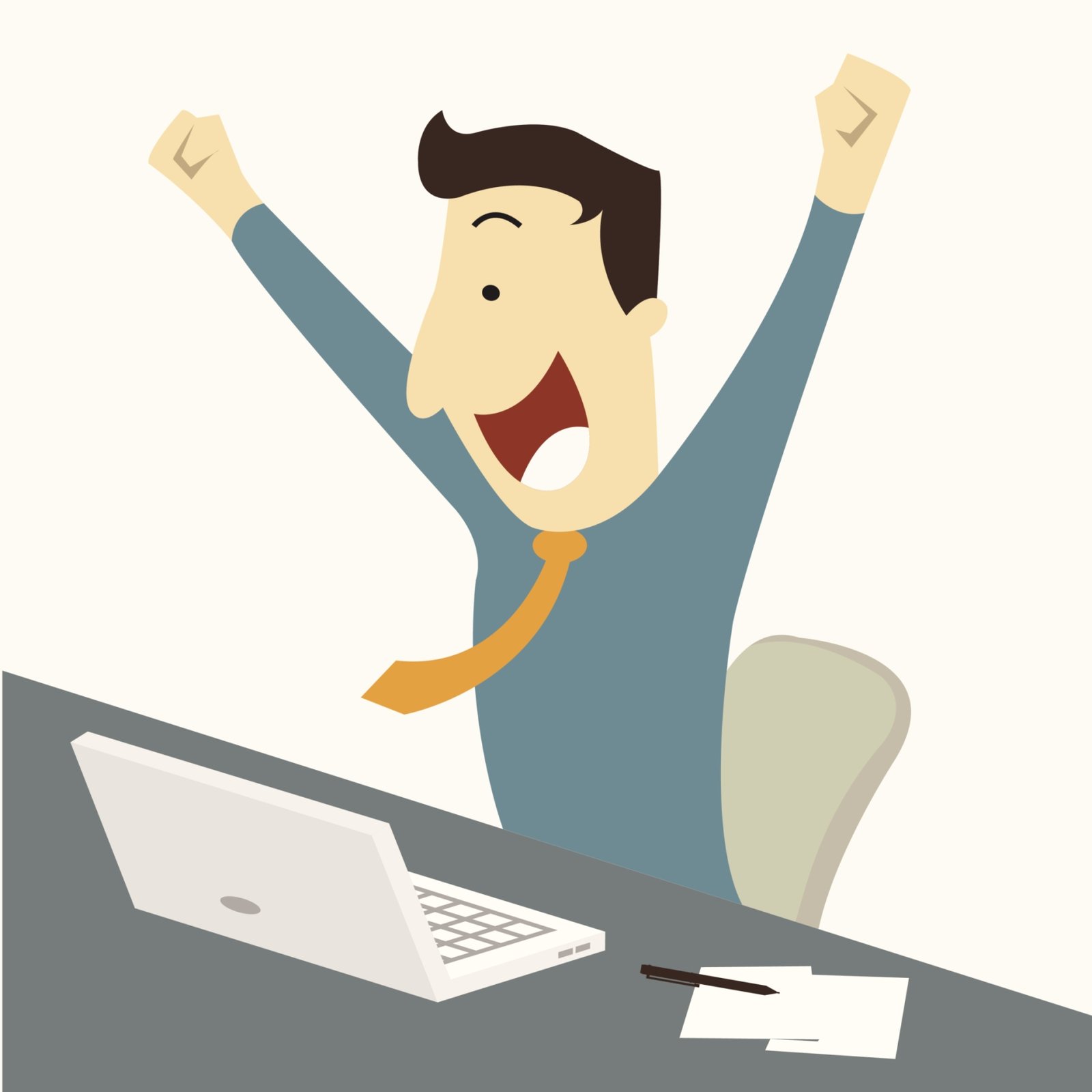 trabajar con alegría en el trabajo
